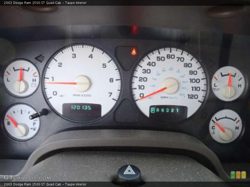 Taupe Interior Gauges for the 2003 Dodge Ram 1500 ST Quad Cab #41240568