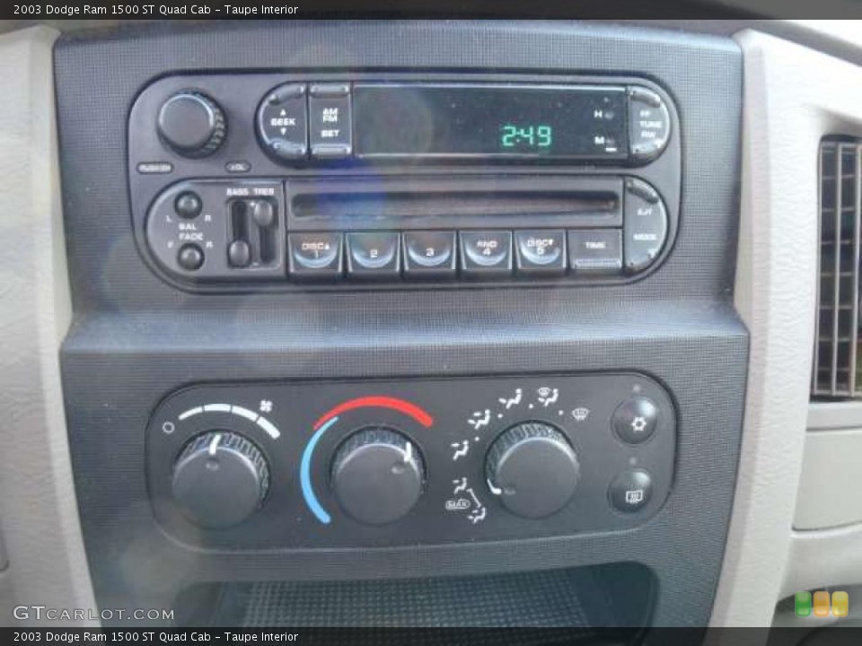 Taupe Interior Controls for the 2003 Dodge Ram 1500 ST Quad Cab #41240581