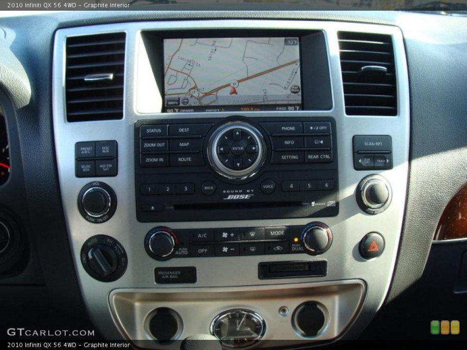Graphite Interior Navigation for the 2010 Infiniti QX 56 4WD #41240960