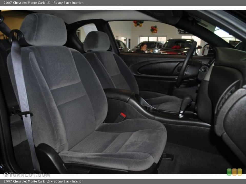 Ebony Black Interior Photo for the 2007 Chevrolet Monte Carlo LS #41241460