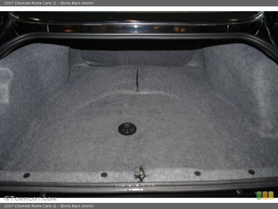 Ebony Black Interior Trunk for the 2007 Chevrolet Monte Carlo LS #41241520