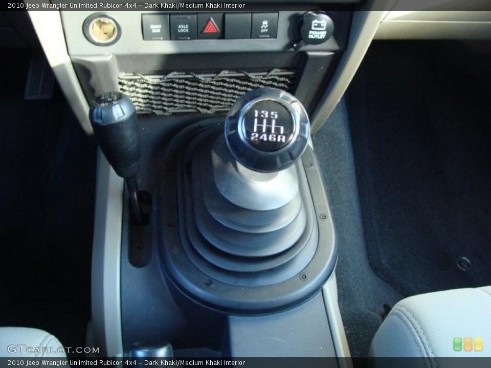 Dark Khaki/Medium Khaki Interior Transmission for the 2010 Jeep Wrangler Unlimited Rubicon 4x4 #41241572