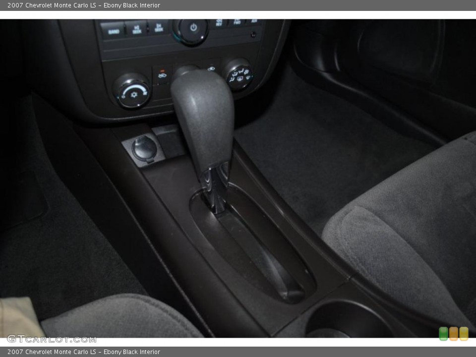 Ebony Black Interior Transmission for the 2007 Chevrolet Monte Carlo LS #41241828