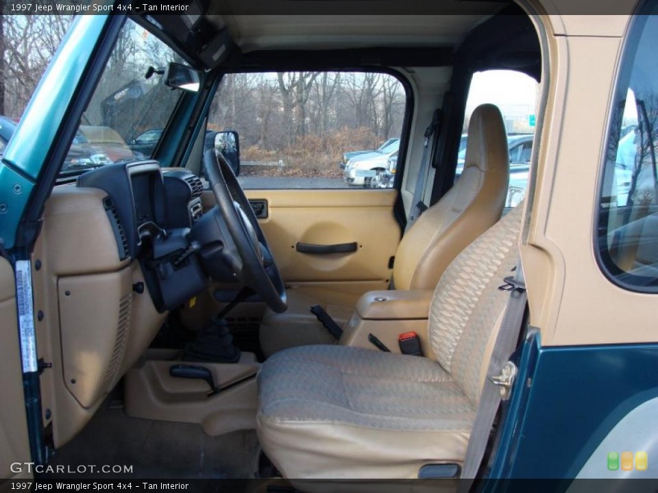 Tan Interior Photo for the 1997 Jeep Wrangler Sport 4x4 #41241832