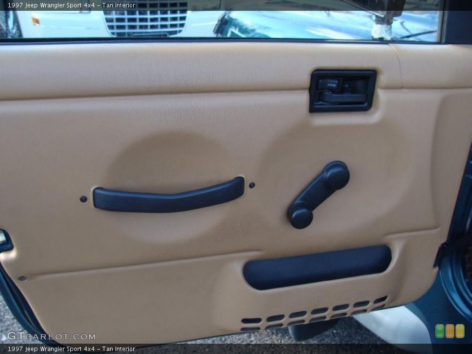 Tan Interior Door Panel for the 1997 Jeep Wrangler Sport 4x4 #41241844