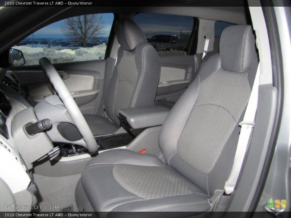 Ebony Interior Photo for the 2010 Chevrolet Traverse LT AWD #41242028