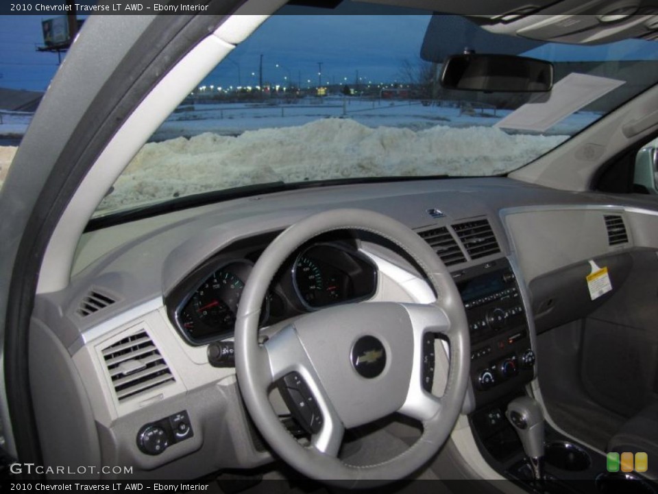 Ebony Interior Dashboard for the 2010 Chevrolet Traverse LT AWD #41242080