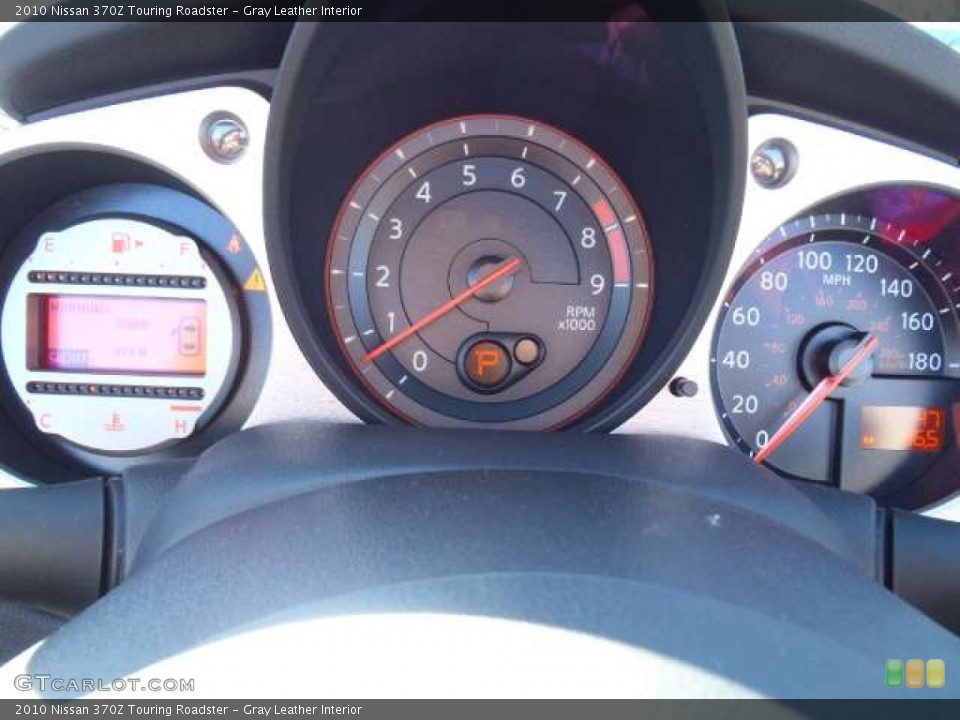 Gray Leather Interior Gauges for the 2010 Nissan 370Z Touring Roadster #41243152