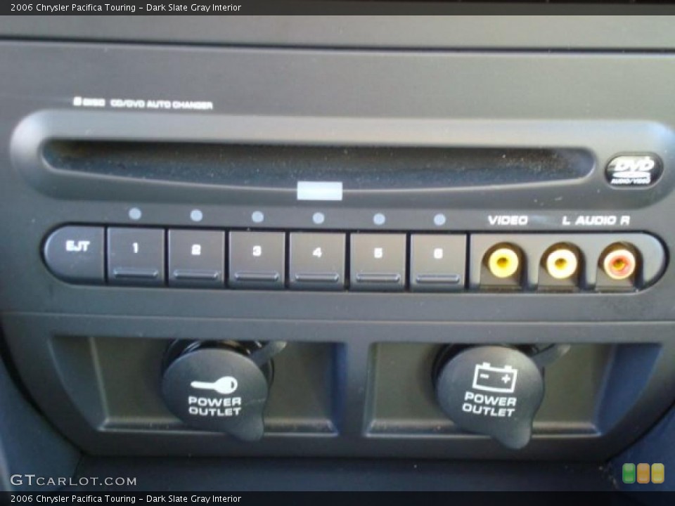 Dark Slate Gray Interior Controls for the 2006 Chrysler Pacifica Touring #41243648