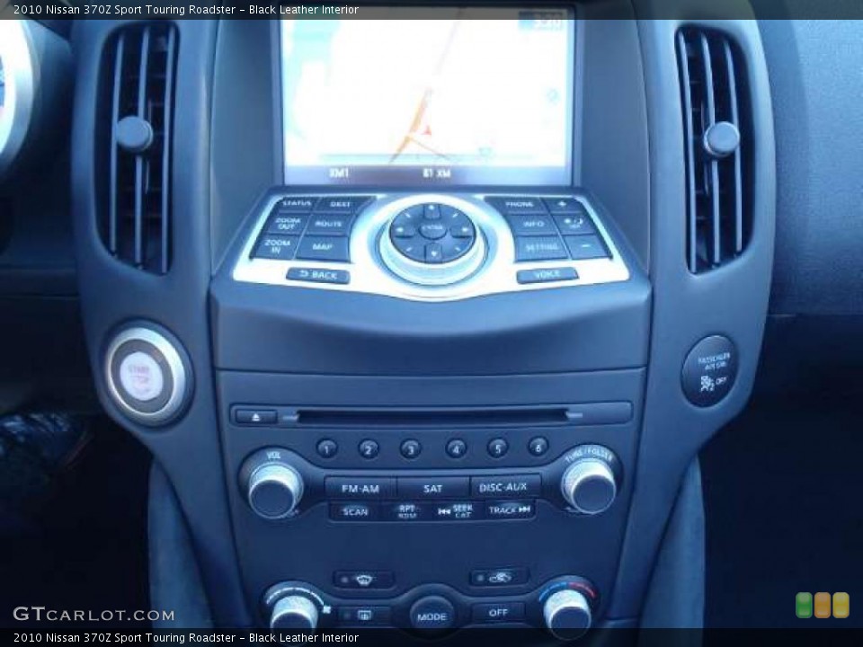 Black Leather Interior Navigation for the 2010 Nissan 370Z Sport Touring Roadster #41244460
