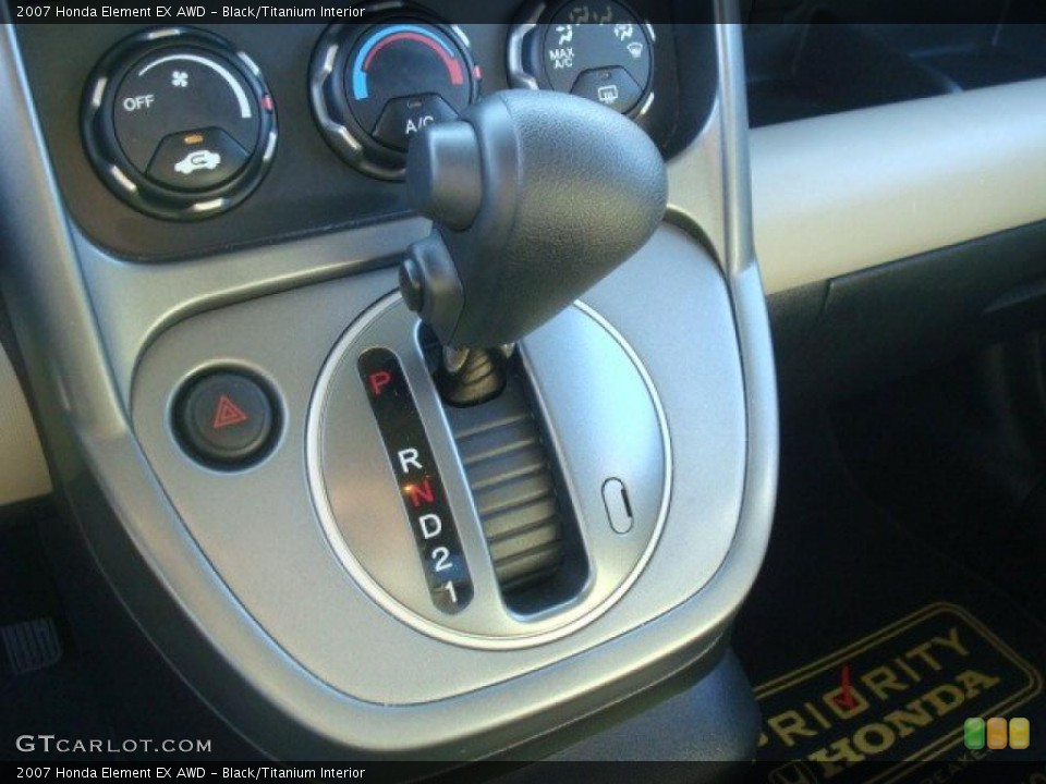 Black/Titanium Interior Transmission for the 2007 Honda Element EX AWD #41244488