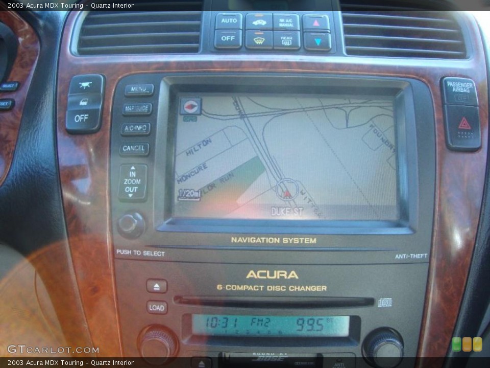 Quartz Interior Navigation for the 2003 Acura MDX Touring #41244500
