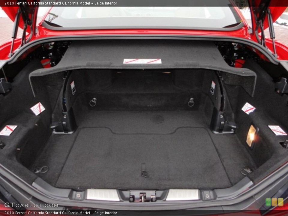 Beige Interior Trunk for the 2010 Ferrari California  #41245121