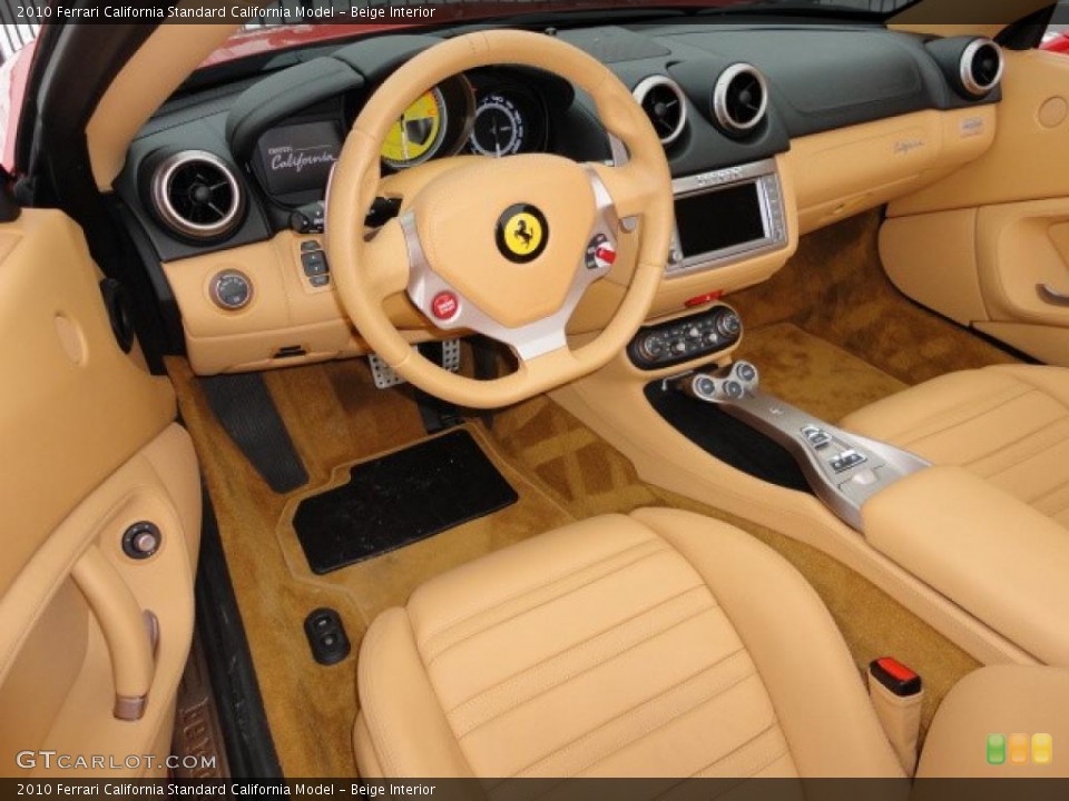 Beige Interior Prime Interior for the 2010 Ferrari California  #41245157