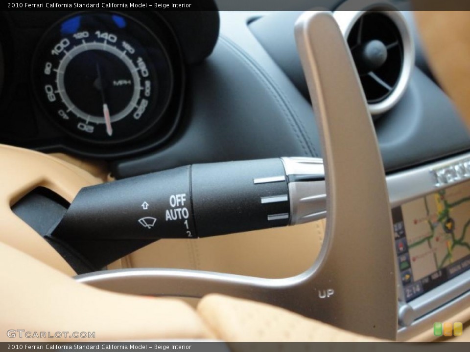Beige Interior Controls for the 2010 Ferrari California  #41245237