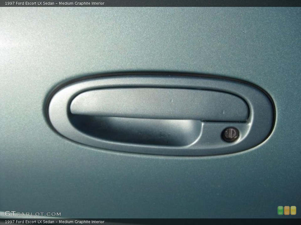 Medium Graphite Interior Controls for the 1997 Ford Escort LX Sedan #41245265