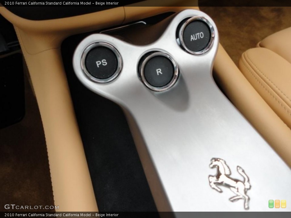 Beige Interior Controls for the 2010 Ferrari California  #41245301