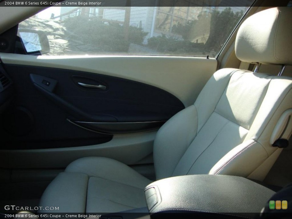 Creme Beige Interior Photo for the 2004 BMW 6 Series 645i Coupe #41246141