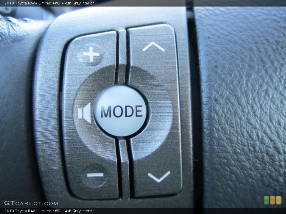 Ash Gray Interior Controls for the 2010 Toyota RAV4 Limited 4WD #41246241