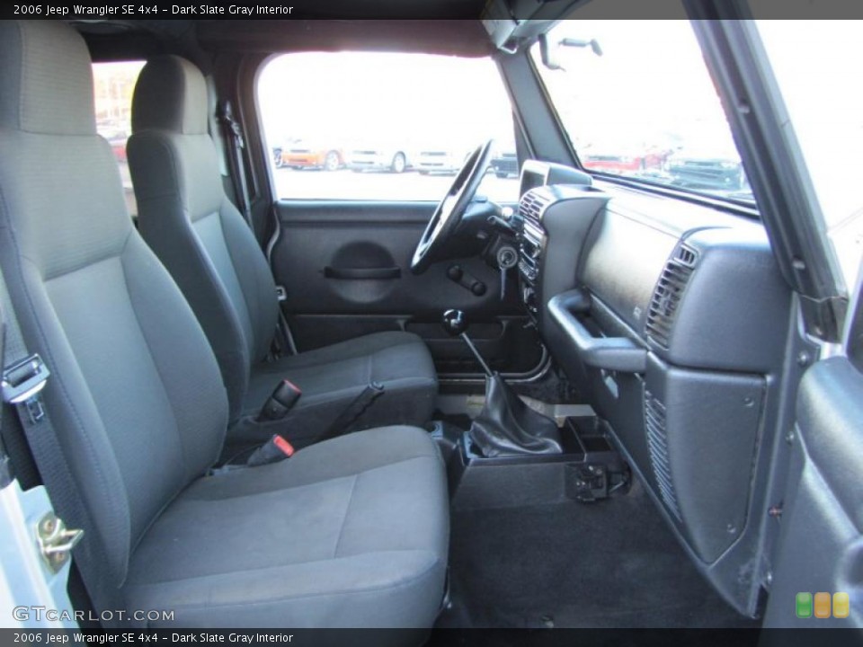 Dark Slate Gray Interior Photo for the 2006 Jeep Wrangler SE 4x4 #41246597