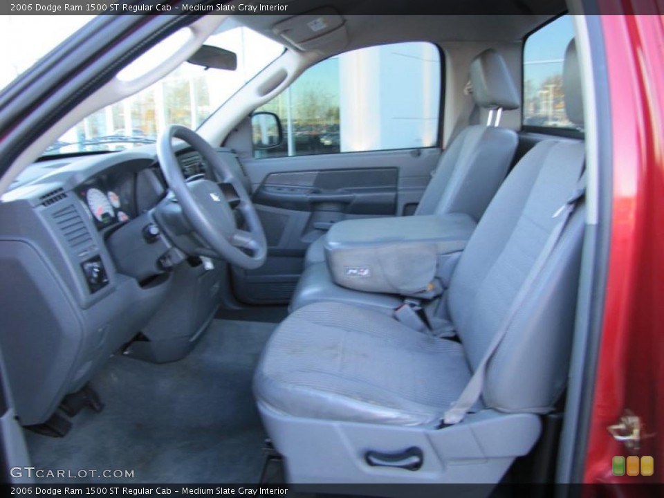 Medium Slate Gray Interior Photo for the 2006 Dodge Ram 1500 ST Regular Cab #41247861