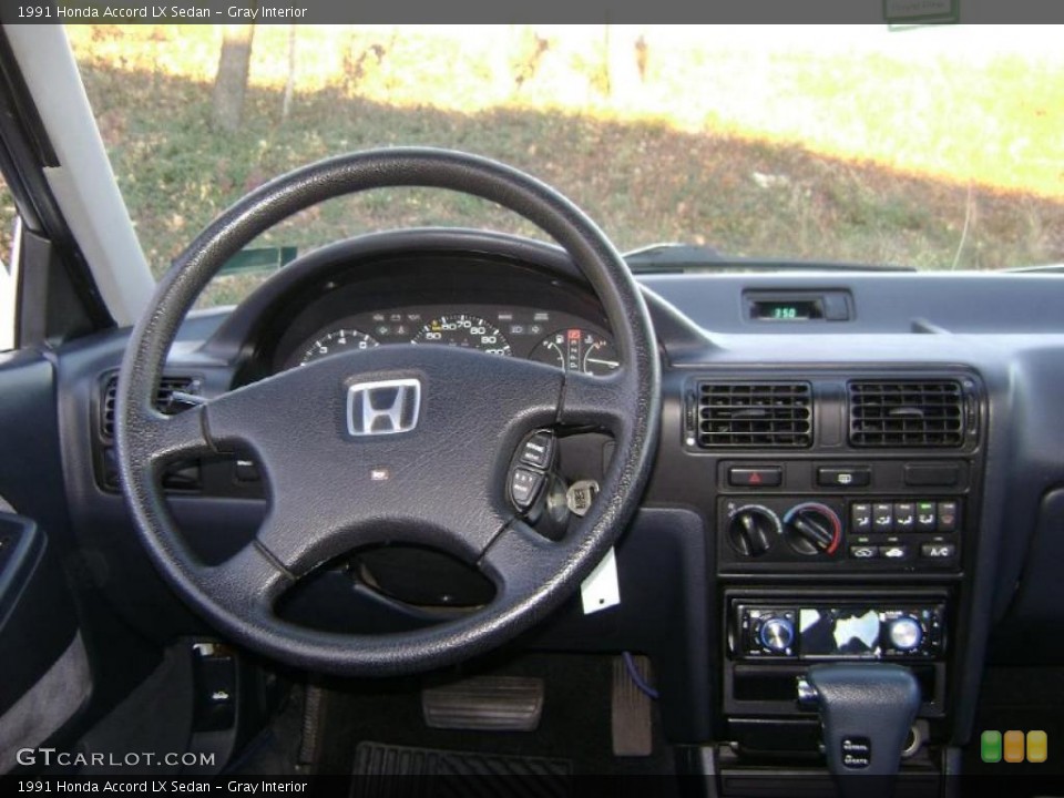 Gray Interior Dashboard for the 1991 Honda Accord LX Sedan #41247897