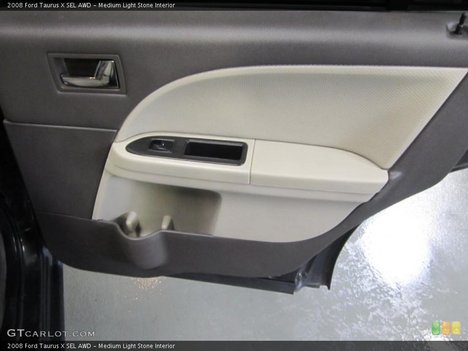 Medium Light Stone Interior Door Panel for the 2008 Ford Taurus X SEL AWD #41248457
