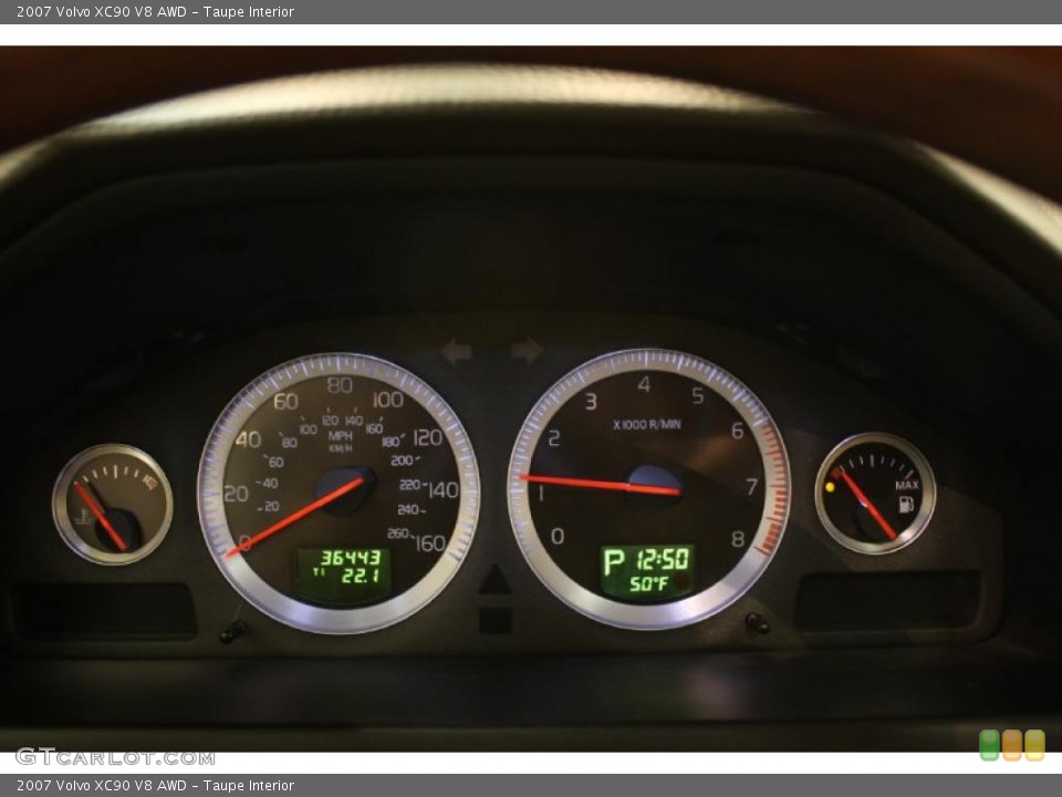 Taupe Interior Gauges for the 2007 Volvo XC90 V8 AWD #41248985