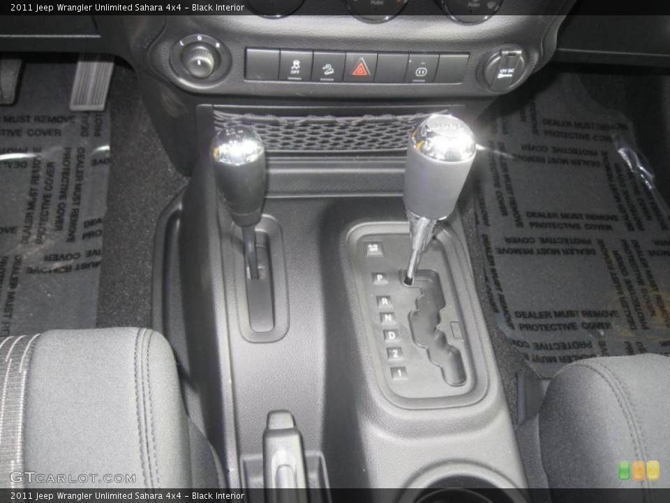 Black Interior Transmission for the 2011 Jeep Wrangler Unlimited Sahara 4x4 #41249801