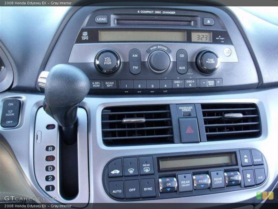 Gray Interior Controls for the 2008 Honda Odyssey EX #41251021