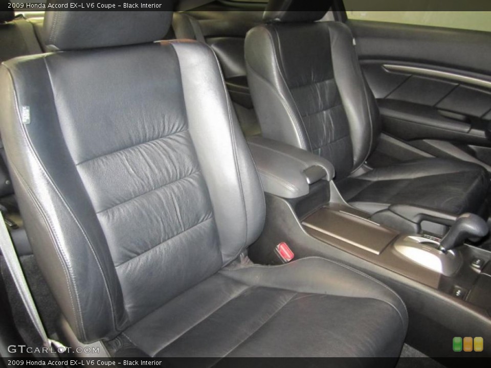 Black Interior Photo for the 2009 Honda Accord EX-L V6 Coupe #41251421