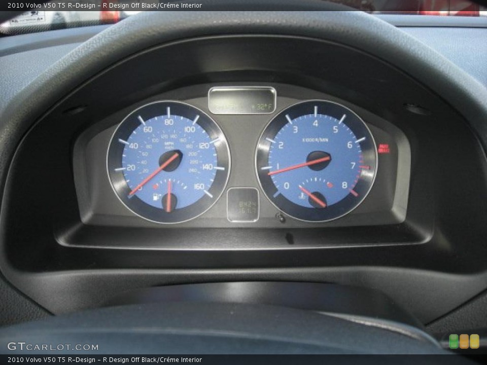 R Design Off Black/Créme Interior Gauges for the 2010 Volvo V50 T5 R-Design #41252541