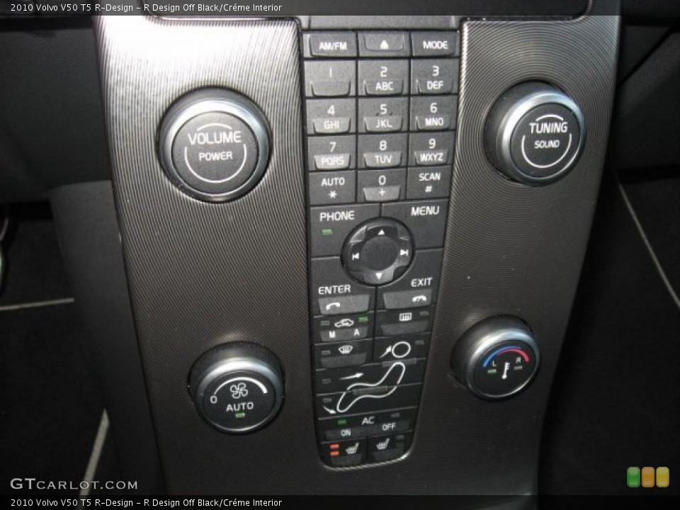 R Design Off Black/Créme Interior Controls for the 2010 Volvo V50 T5 R-Design #41252569