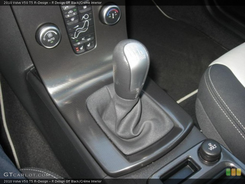 R Design Off Black/Créme Interior Transmission for the 2010 Volvo V50 T5 R-Design #41252589