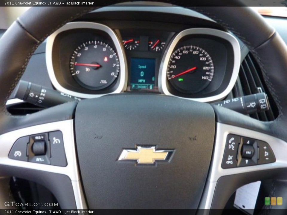 Jet Black Interior Gauges for the 2011 Chevrolet Equinox LT AWD #41252649