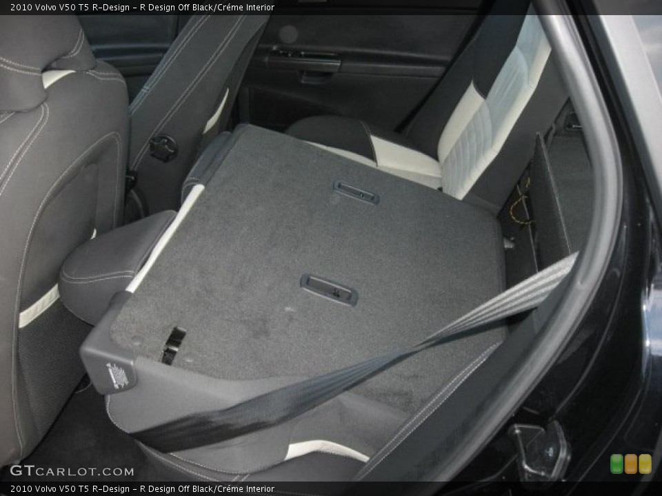 R Design Off Black/Créme 2010 Volvo V50 Interiors