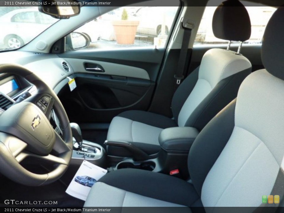 Jet Black/Medium Titanium Interior Photo for the 2011 Chevrolet Cruze LS #41252765