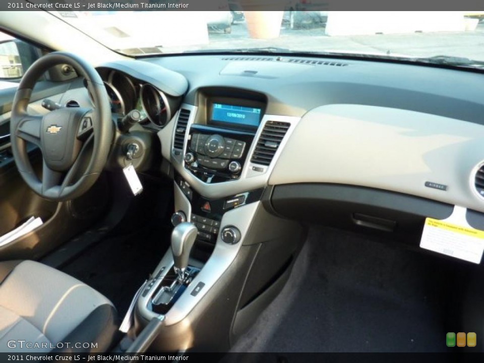 Jet Black/Medium Titanium Interior Dashboard for the 2011 Chevrolet Cruze LS #41252777