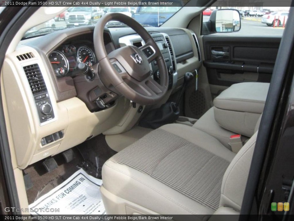 Light Pebble Beige/Bark Brown Interior Photo for the 2011 Dodge Ram 3500 HD SLT Crew Cab 4x4 Dually #41252977