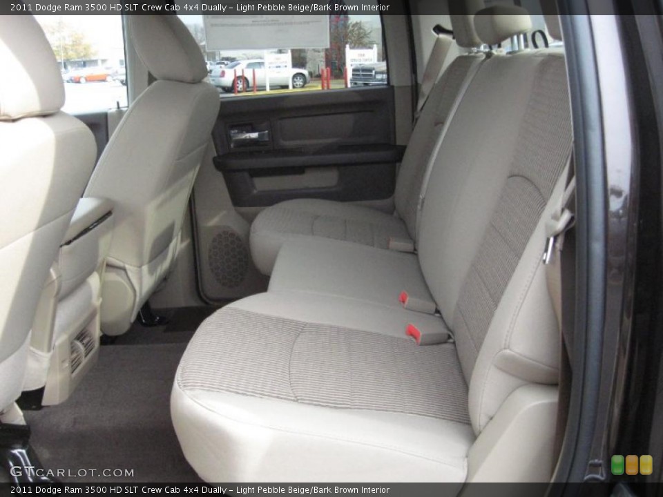Light Pebble Beige/Bark Brown Interior Photo for the 2011 Dodge Ram 3500 HD SLT Crew Cab 4x4 Dually #41253009