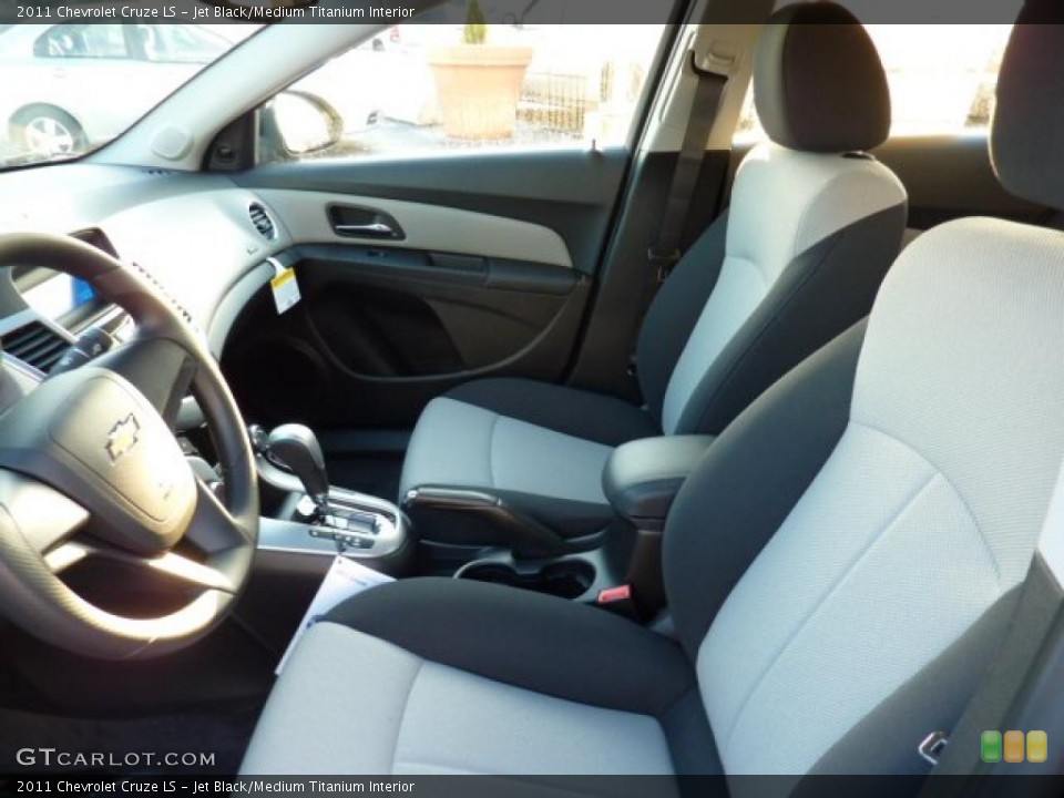 Jet Black/Medium Titanium Interior Photo for the 2011 Chevrolet Cruze LS #41253045