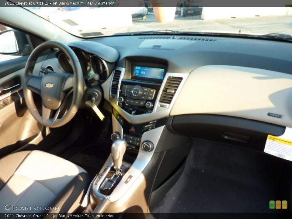 Jet Black/Medium Titanium Interior Dashboard for the 2011 Chevrolet Cruze LS #41253061
