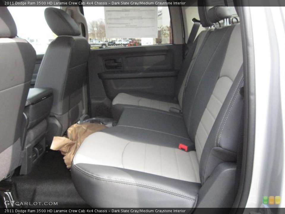 Dark Slate Gray/Medium Graystone Interior Photo for the 2011 Dodge Ram 3500 HD Laramie Crew Cab 4x4 Chassis #41253517