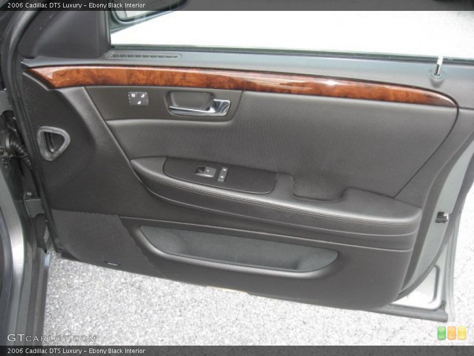 Ebony Black Interior Door Panel for the 2006 Cadillac DTS Luxury #41253561