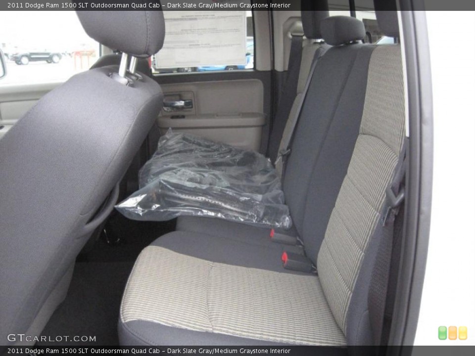 Dark Slate Gray/Medium Graystone Interior Photo for the 2011 Dodge Ram 1500 SLT Outdoorsman Quad Cab #41254337