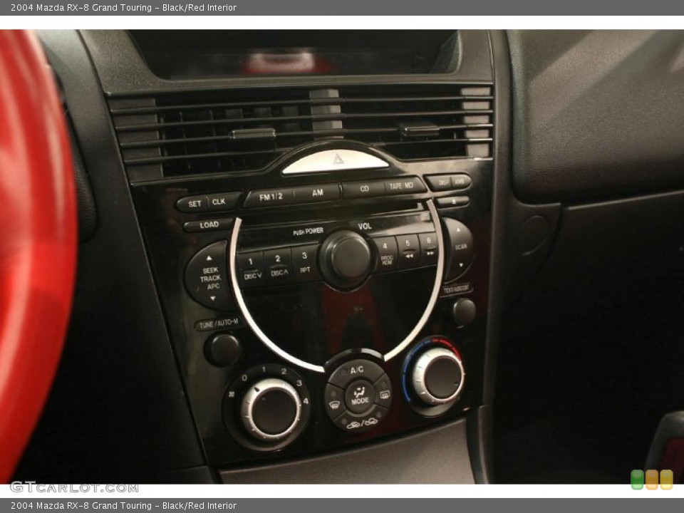 Black/Red Interior Controls for the 2004 Mazda RX-8 Grand Touring #41255009
