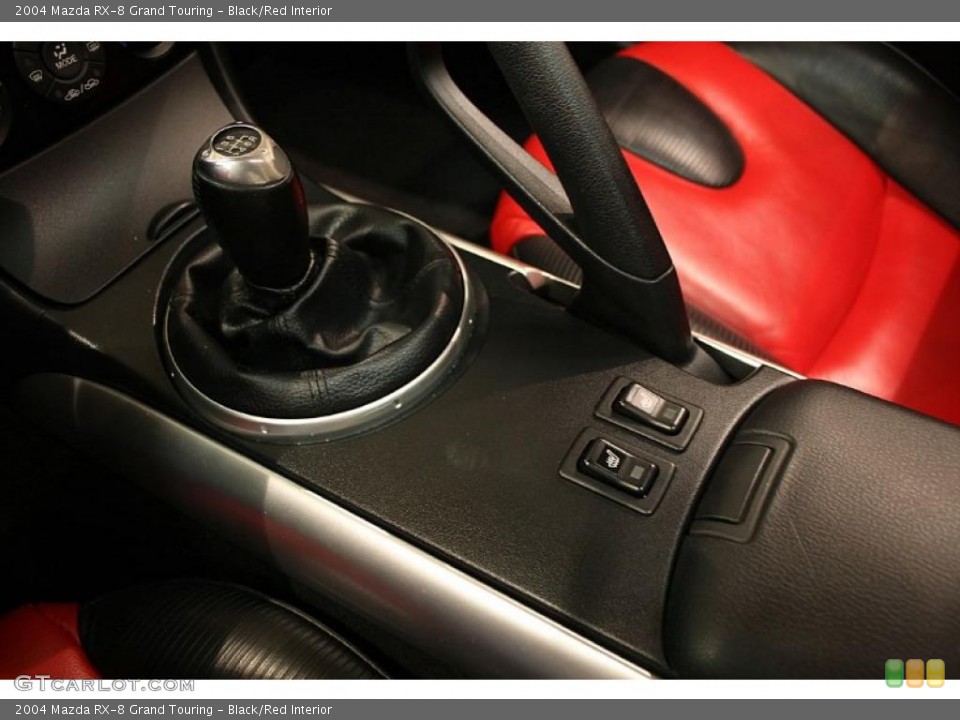 Black/Red Interior Transmission for the 2004 Mazda RX-8 Grand Touring #41255029