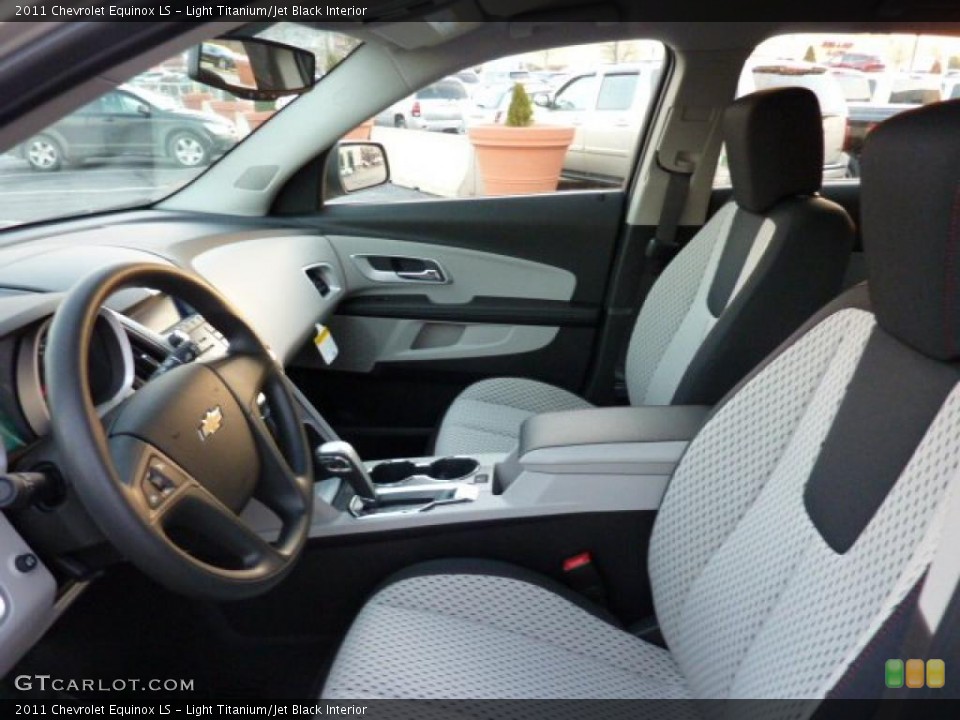 Light Titanium/Jet Black Interior Photo for the 2011 Chevrolet Equinox LS #41255201