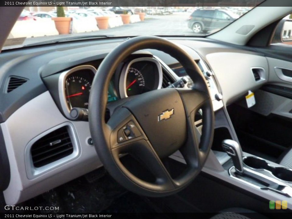 Light Titanium/Jet Black Interior Dashboard for the 2011 Chevrolet Equinox LS #41255301