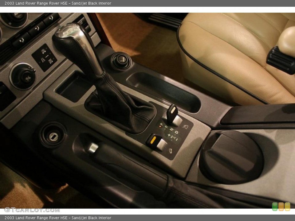Sand/Jet Black Interior Transmission for the 2003 Land Rover Range Rover HSE #41255341